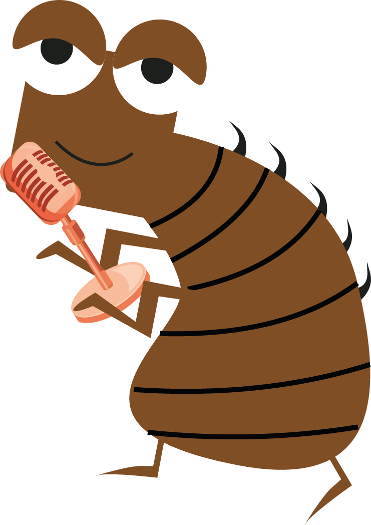 Pulga com microfone