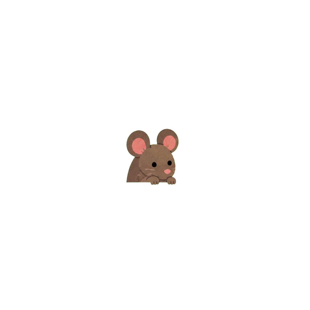 Ratinho escondido perto do banco