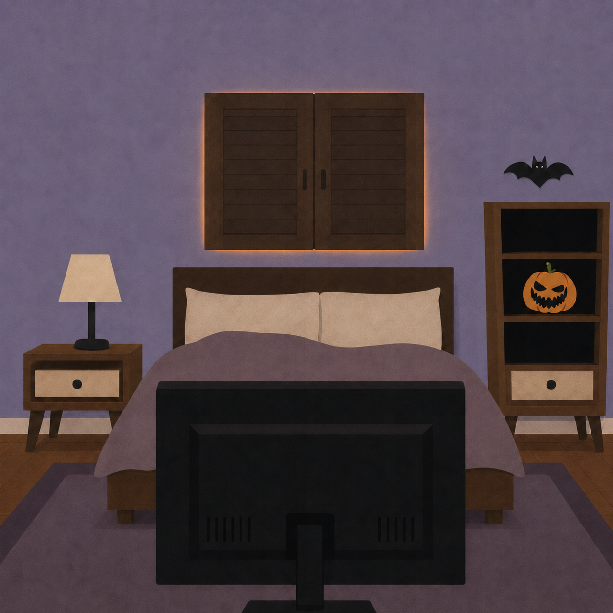 Quarto de Drako durante o dia